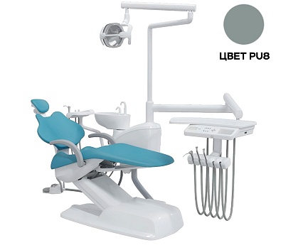 ajax aj11 стоматологическая установка с верхней подачей. цвет pu8